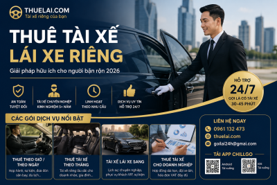 dịch vụ thuê tài xế theo tháng uy tín thuelai